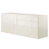 Now! Vision By Hülsta Sideboard 4R 3 Schubladen 70,4x176,1x52 - Lack-weiß/Hochglanz-weiß -Hülsta 14271 huelsta now vision 151161f3 sideboard 2