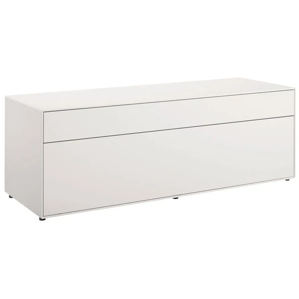 Now! By Hülsta Easy Wohnwand Reinweiß 222x332x44 6-teilig 6 Now! By Hülsta Easy Wohnwand Reinweiß 222x332x44 6-teilig – Bild 4