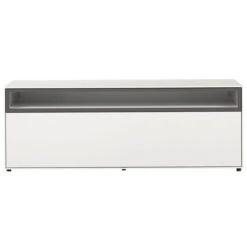 Now! By Hülsta Easy Wohnwand Lack-hellgrau 181x384x45 Mit Media-Lowboard - 9-teilig -Hülsta 43114 huelsta now easy 160113f2 gr 2