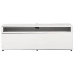 Now! By Hülsta Easy Wohnwand Lack-reinweiß 181x350x45 Mit Media-Lowboard - 4-teilig -Hülsta 43613 huelsta now easy 160229f2 gr 4