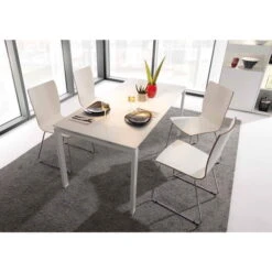 Now! By Hülsta Esstisch ET 22 Breite Wählbar Lack-reinweiß -Hülsta 5114 huelsta now dining 140138f3 gr 1