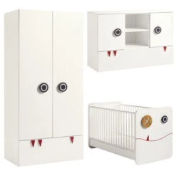 Hülsta Now! Minimo Kinderzimmer 2-türig Schneeweiß Inkl. Breiter Kommode Zum Top-Preis