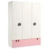 Hülsta Now! Minimo Kleiderschrank 3türig Schublade In Schneeweiß/hellrosa Zum Toppreis -Hülsta 51234 huelsta now minimo 161052f4 kue n 1