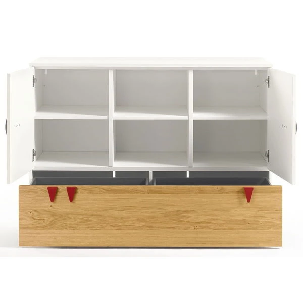 Hülsta Now! Minimo Kinderzimmer 2-türig Weiß/natur Inkl. Breiter Kommode Zum Top-Preis 4 Hülsta Now! Minimo Kinderzimmer 2-türig Weiß/natur Inkl. Breiter Kommode Zum Top-Preis – Bild 2