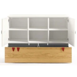 Hülsta Now! Minimo Kinderzimmer 2-türig Schneeweiß/Natureiche Inkl. Wickelaufsatz -Hülsta 55106 huelsta now minimo 161270f4 gr 7