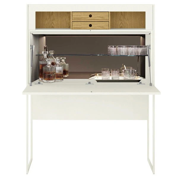 Now! Vision By Hülsta Barfach Mit 1 Klappe 143,3x108,7x42,1 - Lack-weiß 4 Now! Vision By Hülsta Barfach Mit 1 Klappe 143,3x108,7x42,1 - Lack-weiß – Bild 2