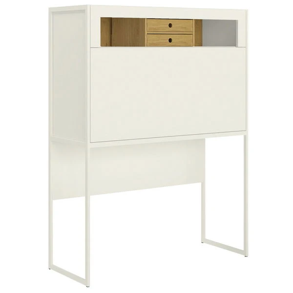 Now! Vision By Hülsta Barfach Mit 1 Klappe 143,3x108,7x42,1 - Lack-weiß