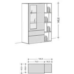 Hülsta -Hülsta 980006 strichzeichnung 1