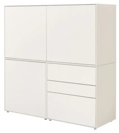 Now! By Hülsta Easy Highboard 128x128x45 Cm 3-teilig