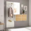 Now By Hülsta Easy Garderobe Natureiche 204x166x44 4-teilig -Hülsta 980135 huelsta now easy 160299f3 1