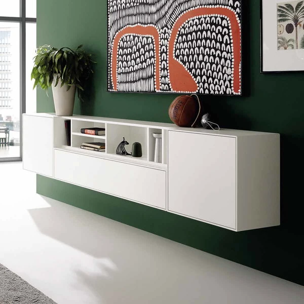 Now! By Hülsta Easy Wohnwand Reinweiß 72x230x33 4-teilig 3 Now! By Hülsta Easy Wohnwand Reinweiß 72x230x33 4-teilig