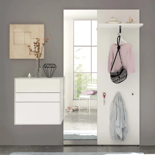 Now! By Hülsta Easy Garderobe Reinweiß 204x179x44 4-teilig 3 Now! By Hülsta Easy Garderobe Reinweiß 204x179x44 4-teilig