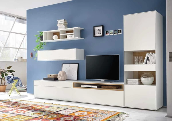 Now! By Hülsta Easy Wohnwand Natureiche 181x320x45 Mit Media-Lowboard - 5-teilig 3 Now! By Hülsta Easy Wohnwand Natureiche 181x320x45 Mit Media-Lowboard - 5-teilig