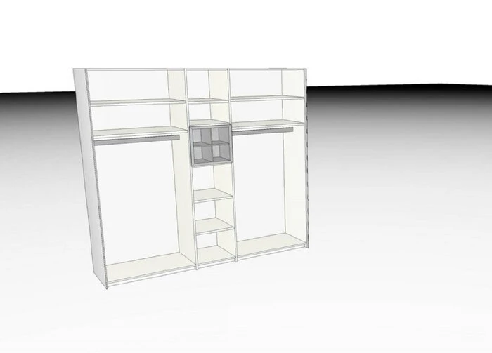 Kleiderschrank Fena 252 X 230 Cm 5 Kleiderschrank Fena 252 X 230 Cm – Bild 3