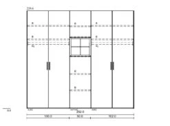 Kleiderschrank Fena 252 X 230 Cm 9 Kleiderschrank Fena 252 X 230 Cm -Hülsta FJPG S700 104