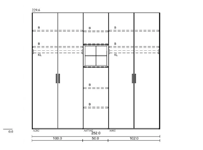 Kleiderschrank Fena 252 X 230 Cm 6 Kleiderschrank Fena 252 X 230 Cm – Bild 4