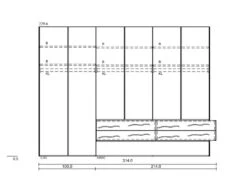 Schlafzimmer-Set Gentis 4tlg. -Hülsta FJPG S700 142