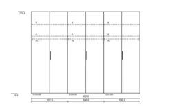 Kleiderschrank Multi-Forma 302 X 230 Cm -Hülsta FJPG S700 56