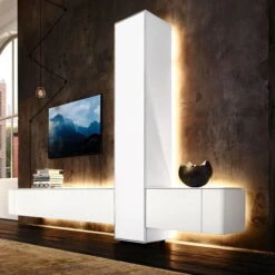 Hülsta Gentis Wohnwand 1 - Akzent Lack - Breite 299,2 Cm -Hülsta huelsta gentis lack