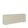Hülsta Neo Sideboard 6 Schubkästen Hochglanzlack Grau