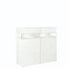 Hülsta Neo Highboard 2 Schubkästen Und 2 Türen Lack Reinweiß -Hülsta huelsta neo 134484f4