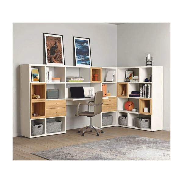 Now! Time By Hülsta Kombination 19 247,9x143,2x145x40 Natureiche/Lack-weiß 3 Now! Time By Hülsta Kombination 19 247,9x143,2x145x40 Natureiche/Lack-weiß